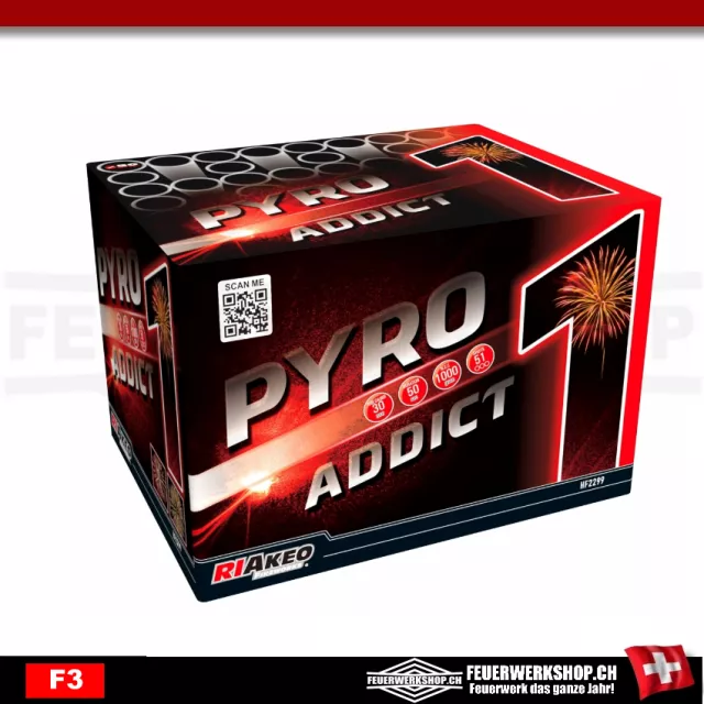 Fuochi dartificio a 1 batteria Pyro Addict