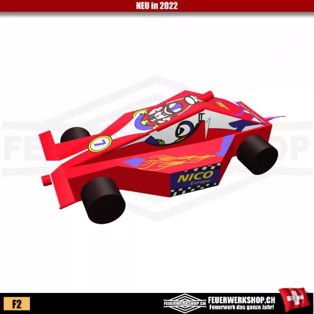 Petit feu dartifice Racing Car