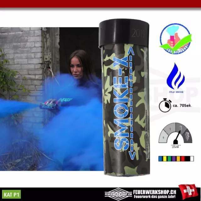 Smoke grenades SX-12 blue