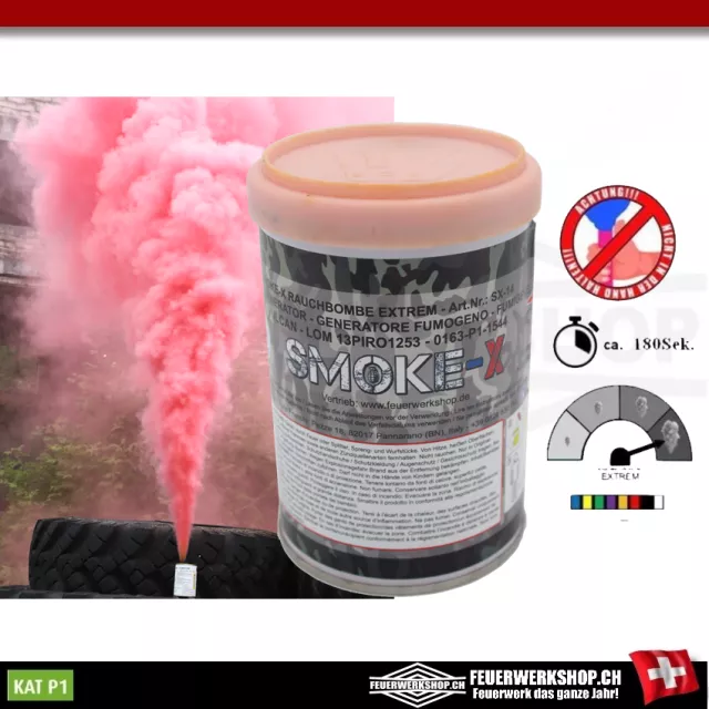 Smoke pot Extreme in rosa di Smoke-X