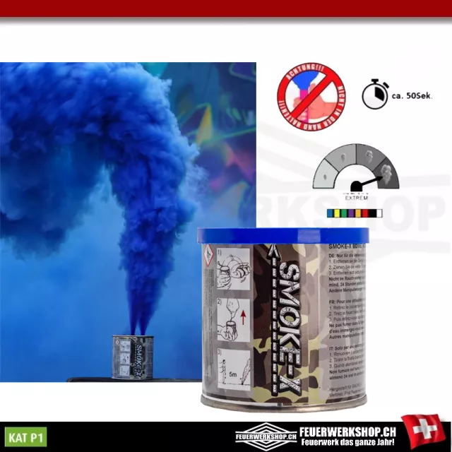 Smoke Bomb SX-10 blau