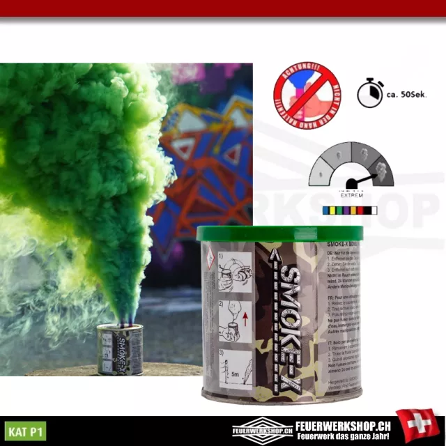 Smoke Bomb SX-10 green