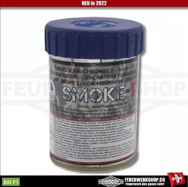 Smoke Grenade SX-16 blau