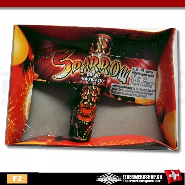 Sparrow firebird - small fireworks