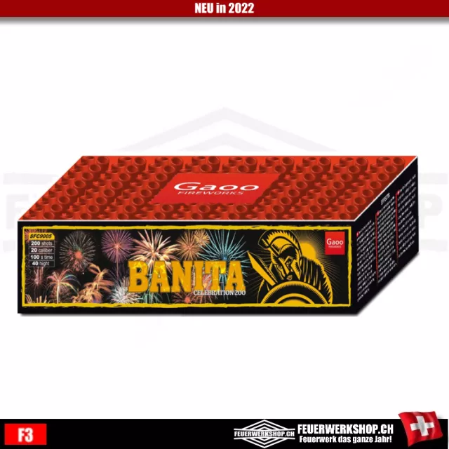 Composite fireworks *BANITA* from Gaoo