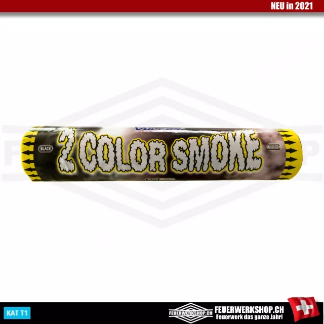 Vulcan 2 color Smoke Grenade - Noir / Blanc