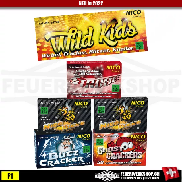 Wild Kids - Turbine, cracker, flasher, bangers