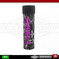 Grenade fumigène avec amorce à percussion rose